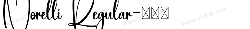 Norelli Regular字体转换 Norelli Regular字体转换